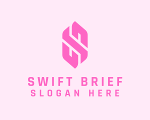 Pink Beauty Letter S  logo design