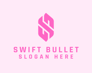 Pink Beauty Letter S  logo design