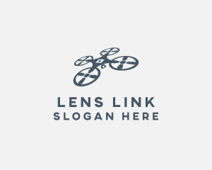 Drone Lens Gadget logo design