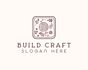 Sewing Yarn Craft logo design