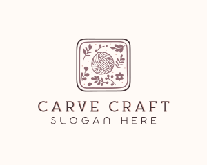 Sewing Yarn Craft logo design