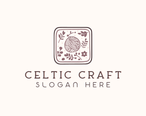 Sewing Yarn Craft logo design