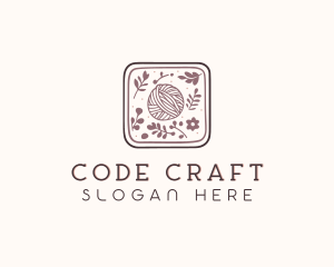 Sewing Yarn Craft logo design