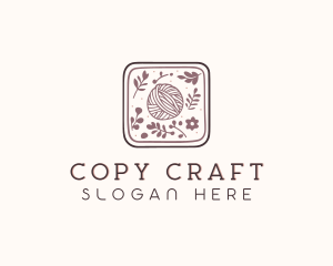 Sewing Yarn Craft logo design