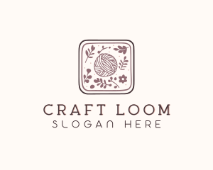 Sewing Yarn Craft logo design