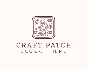 Sewing Yarn Craft logo design