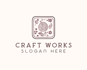 Sewing Yarn Craft logo design