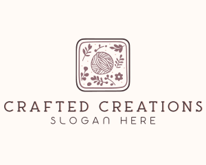 Sewing Yarn Craft logo design