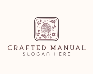 Sewing Yarn Craft logo design