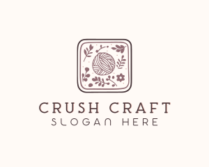 Sewing Yarn Craft logo design