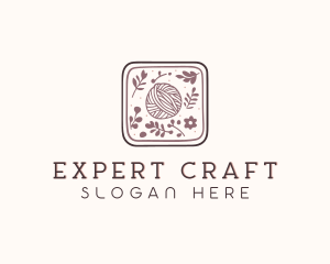 Sewing Yarn Craft logo design