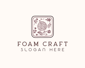 Sewing Yarn Craft logo design