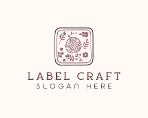 Sewing Yarn Craft logo design