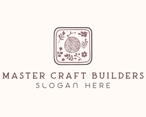 Sewing Yarn Craft logo design