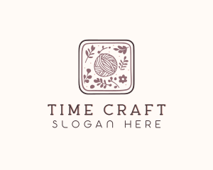 Sewing Yarn Craft logo design