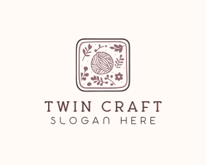 Sewing Yarn Craft logo design