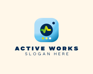 Health Monitor App logo design