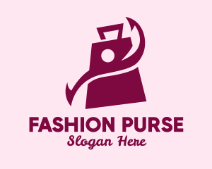 Purple Hand Bag  logo design