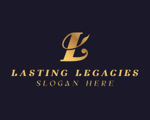 Elegant Golden Fashion logo design