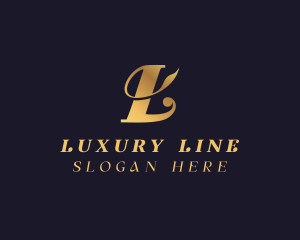 Elegant Golden Fashion logo design