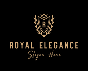 Royal Wreath Crest logo design