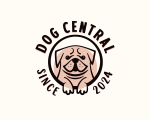 Pug Puppy Dog logo design