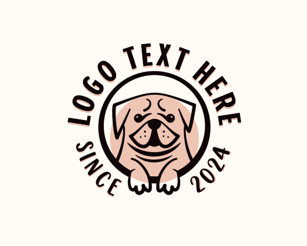 Puppy logo example 2