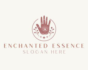 Mystic Eye Hand Meditation logo design