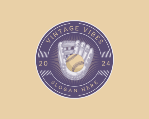 Vintage Baseball Gloves logo design