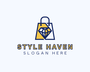 Diamond Shopping Bag logo