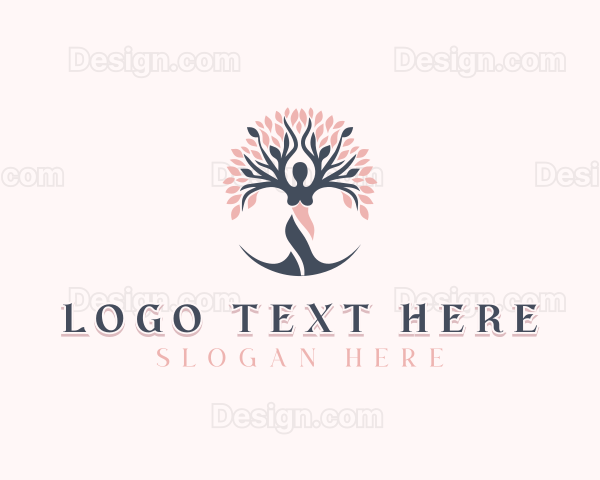 Wellness Yoga Tree Logo