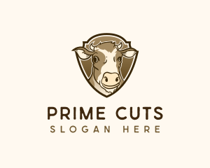 Cattle Cow Butcher logo design