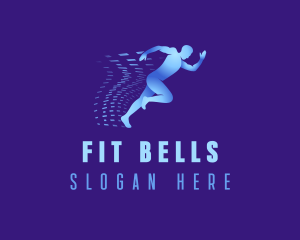 Running Man Fitness logo design