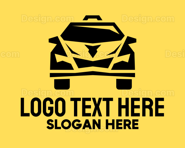 Yellow Taxi Cab Logo