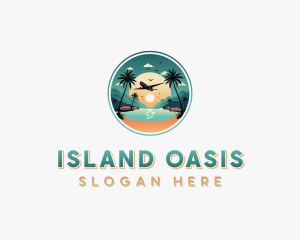 Island Tours Resort logo design