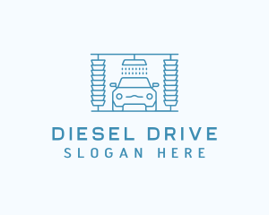 Drive Thru Car Wash logo design