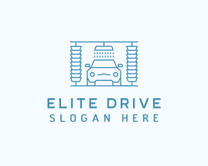 Drive Thru Car Wash logo design