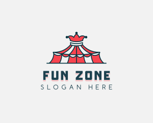 Clown Circus Wonderland logo design