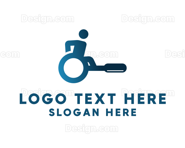 Handicap Wheelchair Search Logo