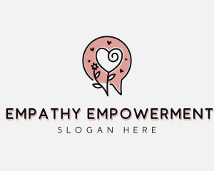 Heart Psychology Therapy logo design