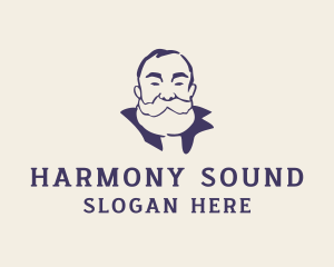 Old Bearded Man  Logo