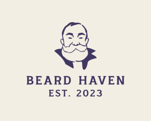 Old Bearded Man  logo design