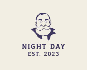 Old Bearded Man  logo design