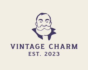 Old Bearded Man  logo design