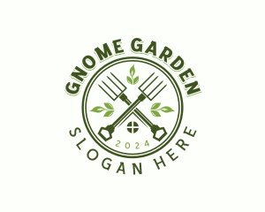 Pitchfork Gardening Landscaper logo design