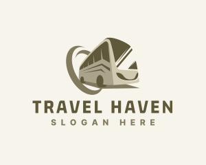 Travel Bus Destination logo