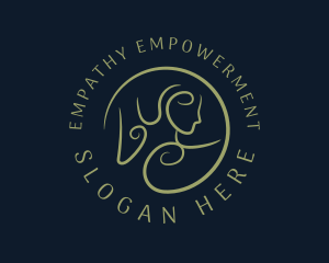 Feminine Masseuse Therapy logo design