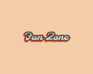 Retro Pop Art Script logo design