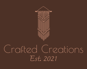 Knitted Macrame Decoration logo design