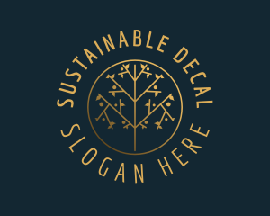 Gold Tree Sustainability logo design